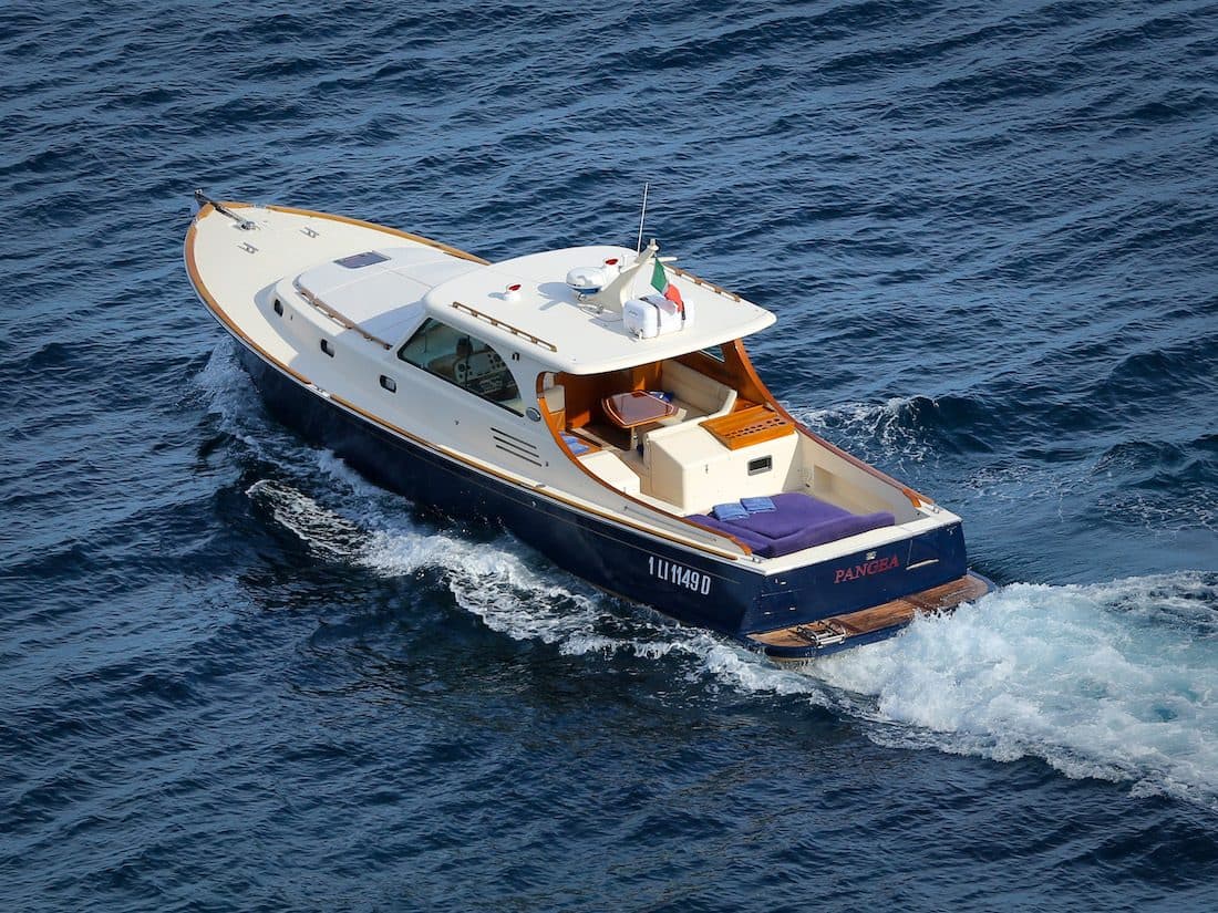 Tornado 38 · Izzy — available for charter